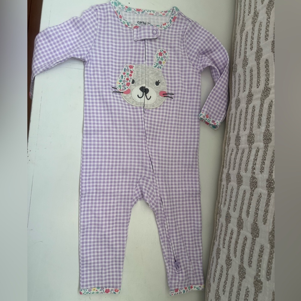 Carters *Like New* Bunny Onesie (6 Mo)